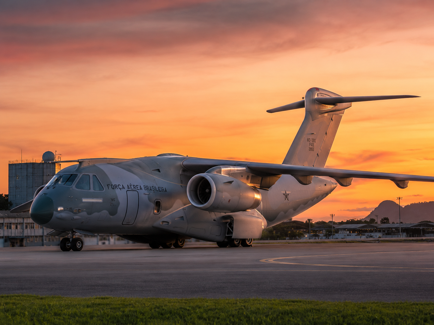 A Força Aérea Brasileira (FAB) mobilizou a aeronave de transporte KC-390 Millennium para participar de uma missão humani