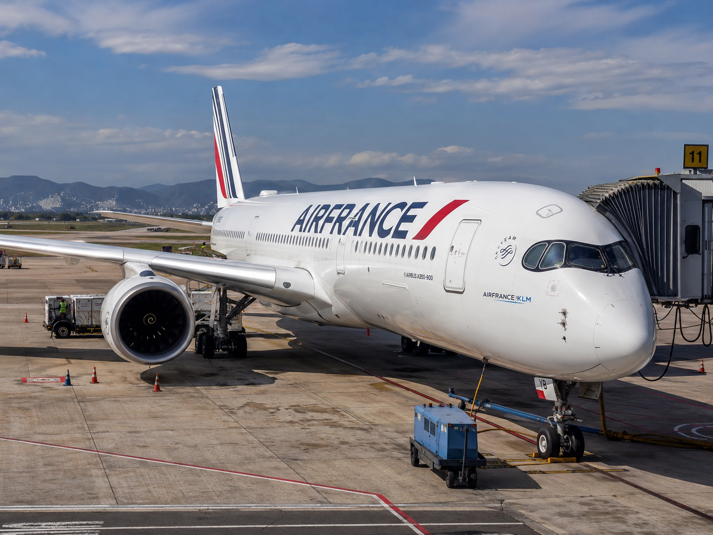A Air France começou a operar voos sazonais com um Airbus A350-900 na rota entre Paris e o Rio de Janeiro